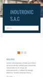 Mobile Screenshot of indutronicsac.com