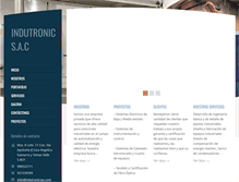 Tablet Screenshot of indutronicsac.com